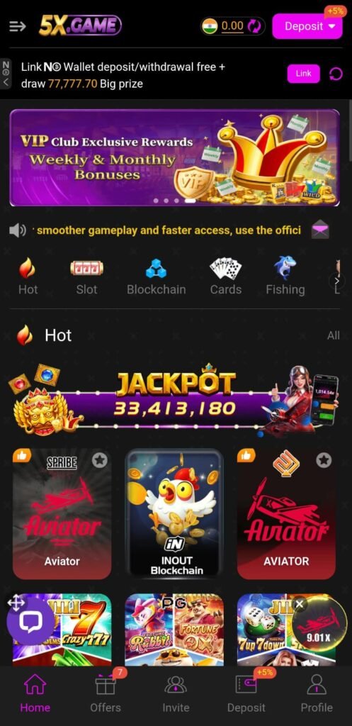 5X Game App